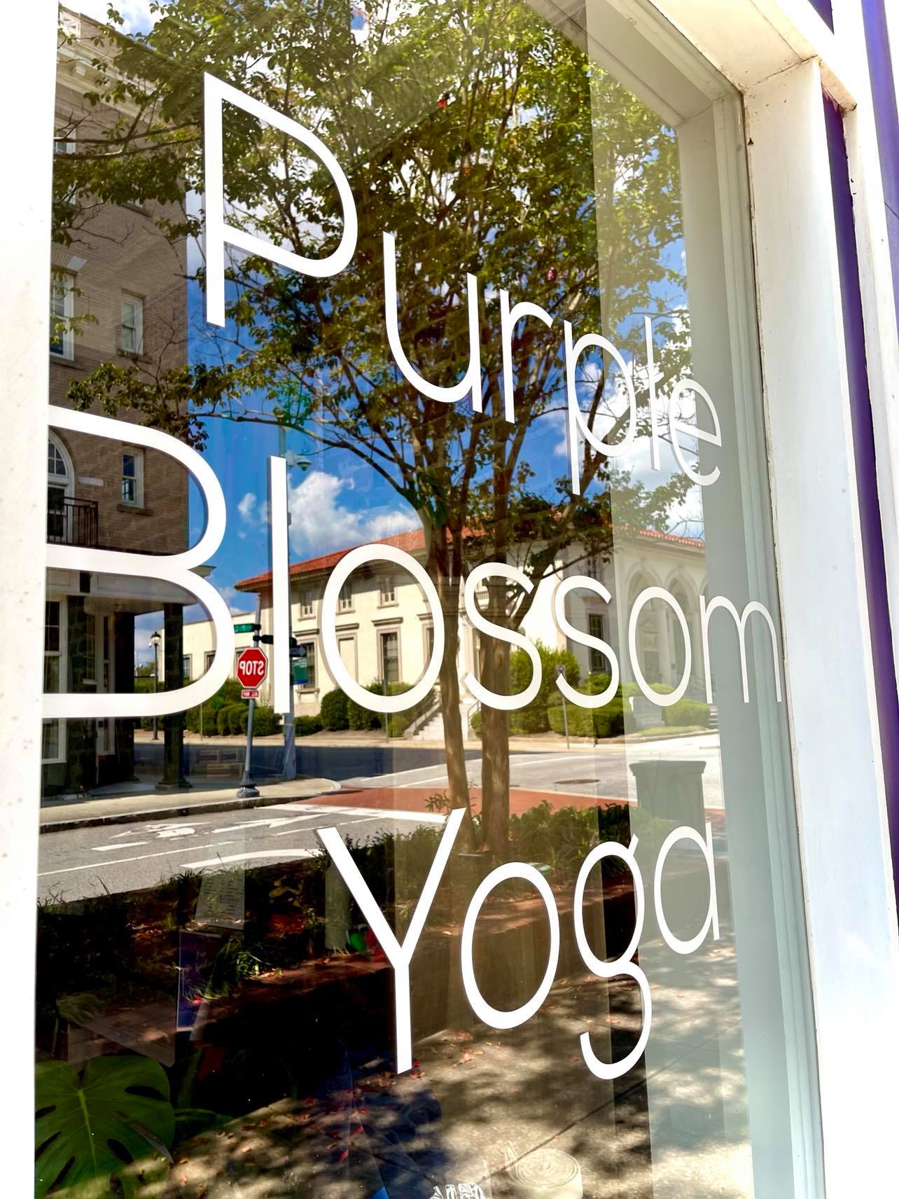 Aerial Yoga - Purple Blossom Yoga Studio